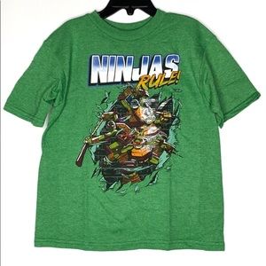 TMNT Graphic Short Sleeves Shirt Medium Boy